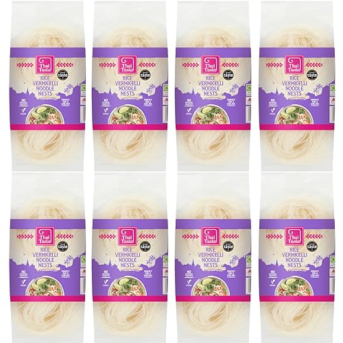 Thai Taste - Rice Vermicelli Noodle Nests - Sen Mee - 200g (Case of 8) von Thai Taste