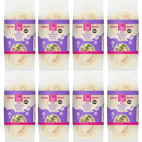 Thai Taste - Rice Vermicelli Noodle Nests - Sen Mee - 200g (Case of 8) von Thai Taste