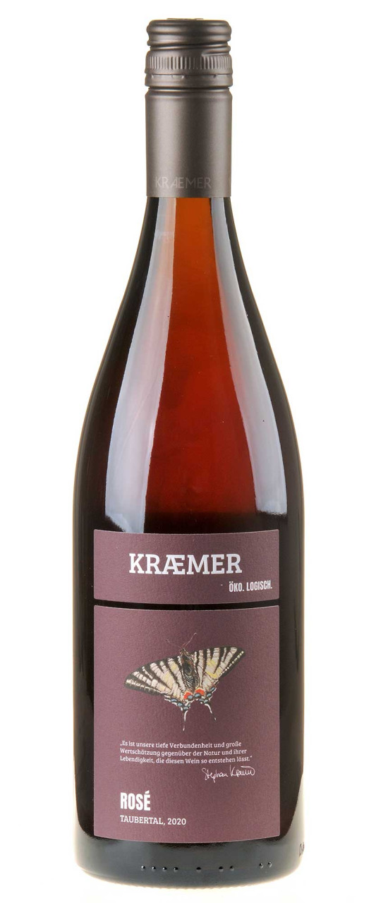 Ökologischer Land- & Weinbau KRAEMER Taubertal Rosé - Pinot Meunier Bio 2020 von Ökologischer Land- & Weinbau KRAEMER
