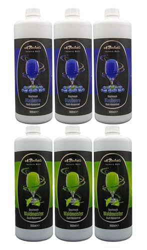 A. Becker´s Slush Eis Sirup | Ohne Azofarbstoffe | 2x 3L Waldmeister und Blaubeere | Vegan | 1L Slush Konzentrat ergibt 6L Eis | Getränkesirup für Zubereitung in Slush Maschine und Mixer A. Becker´s Slush Eis Sirup | Ohne Azofarbstoffe | 2x 3L Waldmeister und Blaubeere | Vegan | 1L Slush Konzentrat ergibt 6L Eis | Getränkesirup für Zubereitung in Slush Maschine und Mixer von A. Becker's
