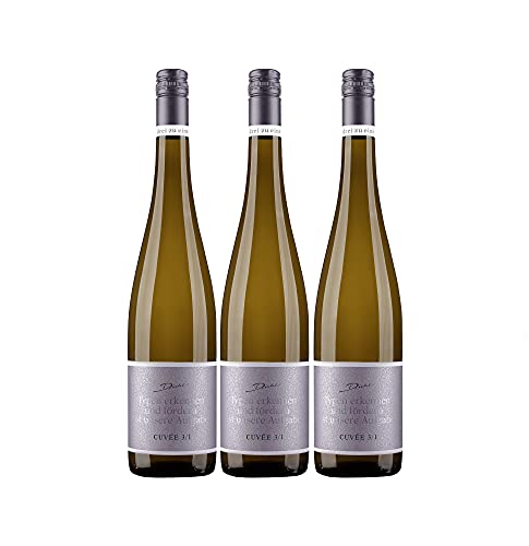 A. Diehl Aroma Cuvée drei zu eins Weißwein trocken veganer Wein QbA Deutschland (3 Flaschen) von A. Diehl
