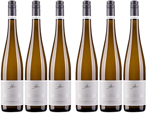 A. Diehl Chardonnay eins zu eins Kabinett Weißwein Wein trocken I Versanel Paket (6 Flaschen) von A. Diehl