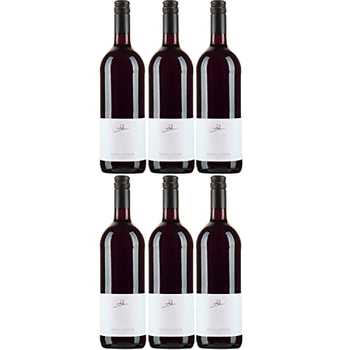 A. Diehl Dornfelder Literflasche Rotwein veganer Wein trocken QbA Deutschland (6 Flaschen) von A. Diehl