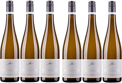 A. Diehl Gewürztraminer eins zu eins Kabinett Weißwein veganer Wein lieblich I Versanel Paket (6 x 0,75l) von A. Diehl