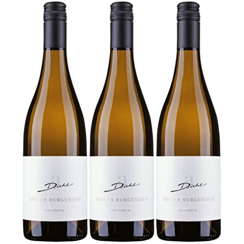 A. Diehl Grauer Burgunder Hauswein Weißwein deutscher Wein trocken QbA Inkl FeinWert E-Book (3 x 0,75l) A. Diehl Grauer Burgunder Hauswein Weißwein deutscher Wein trocken QbA Inkl FeinWert E-Book (3 x 0,75l) von A. Diehl