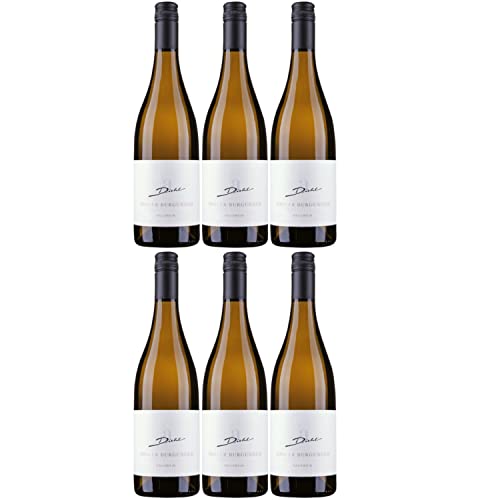 A. Diehl Grauer Burgunder Hauswein Weißwein deutscher Wein trocken QbA I Versanel Paket (6 x 0,75l) von A. Diehl