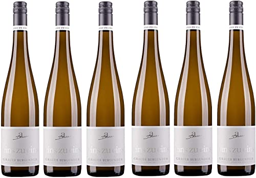 A. Diehl Grauer Burgunder eins zu eins Kabinett Weißwein Wein trocken I Versanel Paket (6 x 0,75l) von A. Diehl