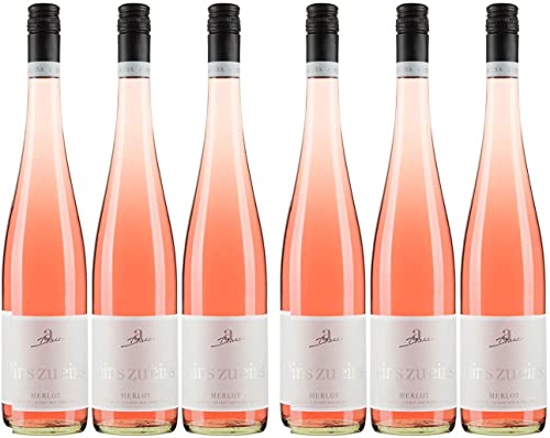 A. Diehl Merlot Roséwein eins zu eins Wein feinherb QbA Deutschland I Versanel Paket (6 x 0,75l) von A. Diehl