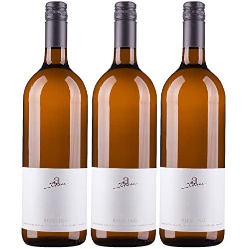 A. Diehl Riesling Weißwein Wein trocken Literflasche QbA Deutschland I Versanel Paket (3 x 1,0l) von A. Diehl