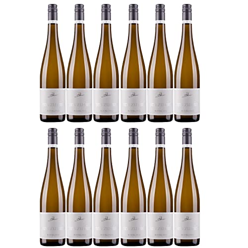 A. Diehl Riesling eins zu eins Kabinett Weißwein Wein trocken Deutschland I Versanel Paket (12 x 0,75l) von A. Diehl