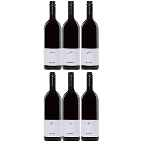 A. Diehl Rotwein Cuvée süss Pfalz Dt. Qualitätswein Literflasche I Visando Paket (6 x 1,0l) von A. Diehl