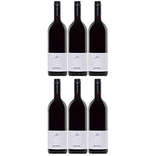 A. Diehl Rotwein Cuvée süss Pfalz Dt. Qualitätswein Literflasche Inkl FeinWert E-Book (6 x 1,0l) von A. Diehl