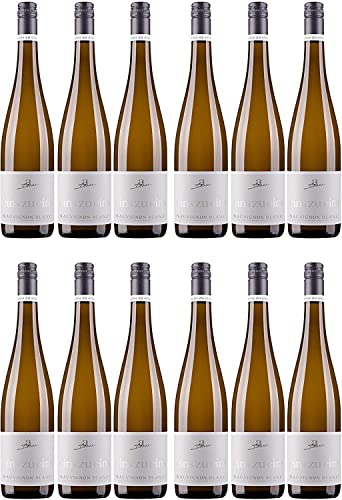 A. Diehl Sauvignon Blanc eins zu eins Wein trocken QbA Deutschland I Versanel Paket (12 x 0,75l) von A. Diehl