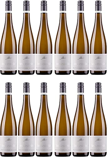 A. Diehl Sauvignon Blanc eins zu eins Wein trocken QbA Deutschland I Versanel Paket (12 x 0,75l) von A. Diehl