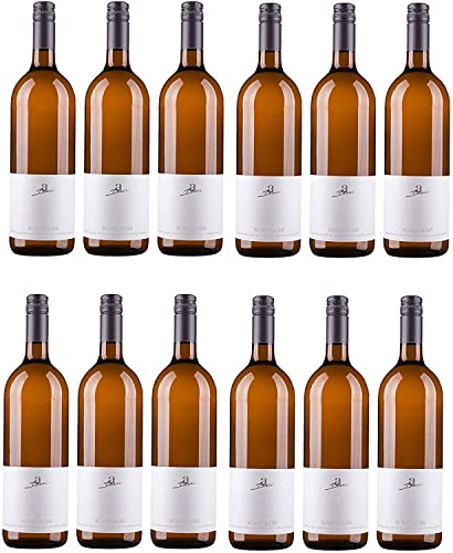 A. Diehl Scheurebe Weißwein Wein lieblich QbA Literflasche Deutschland I Versanel Paket (12 x 1,0l) von A. Diehl