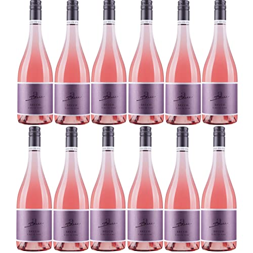 A. Diehl Secco Roséwein eins zu eins Wein trocken Deutschland I Versanel Paket (12 Flaschen) von A. Diehl