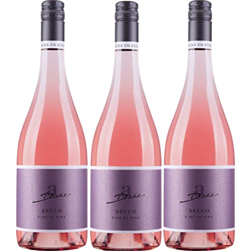 A. Diehl Secco Roséwein eins zu eins Wein trocken Deutschland (3 Flaschen) von A. Diehl