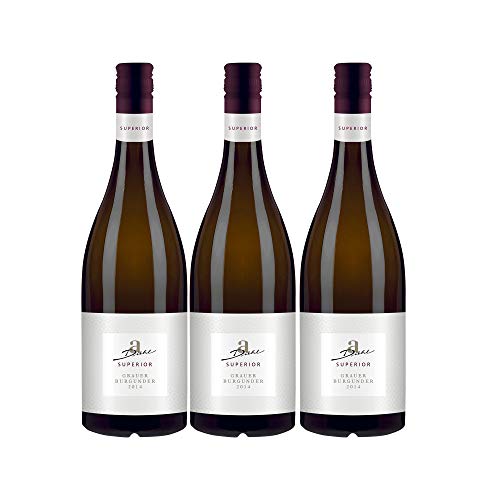 A. Diehl Superior Grauer Burgunder Weißwein veganer Wein trocken QbA (3 Flaschen) von A. Diehl