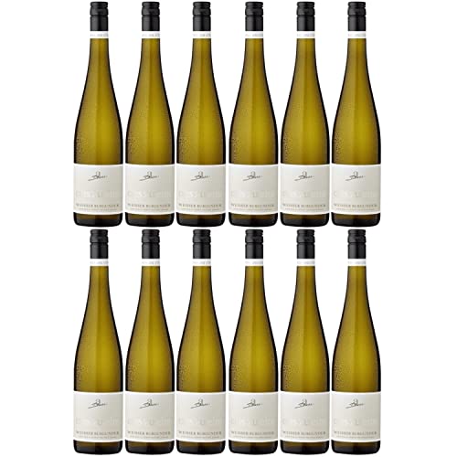 A. Diehl Weißer Burgunder eins zu eins Kabinett Weißwein Wein trocken I Versanel Paket (12 x 0,75l) von A. Diehl