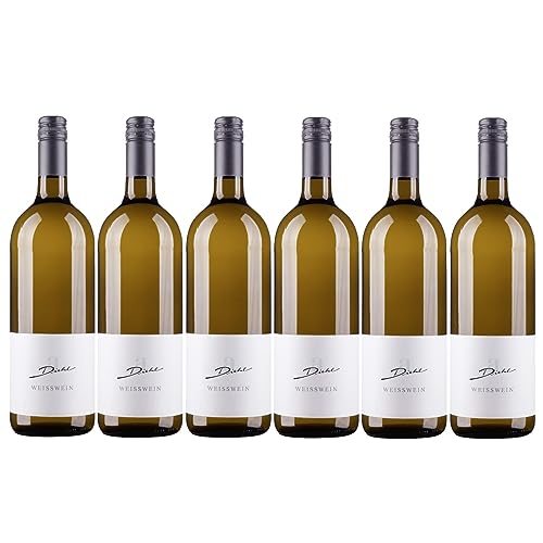 A. Diehl Weißwein Cuvée süss Pfalz Dt. Qualitätswein Inkl. FeinWert E-Book (6 x 1,0l) von A. Diehl