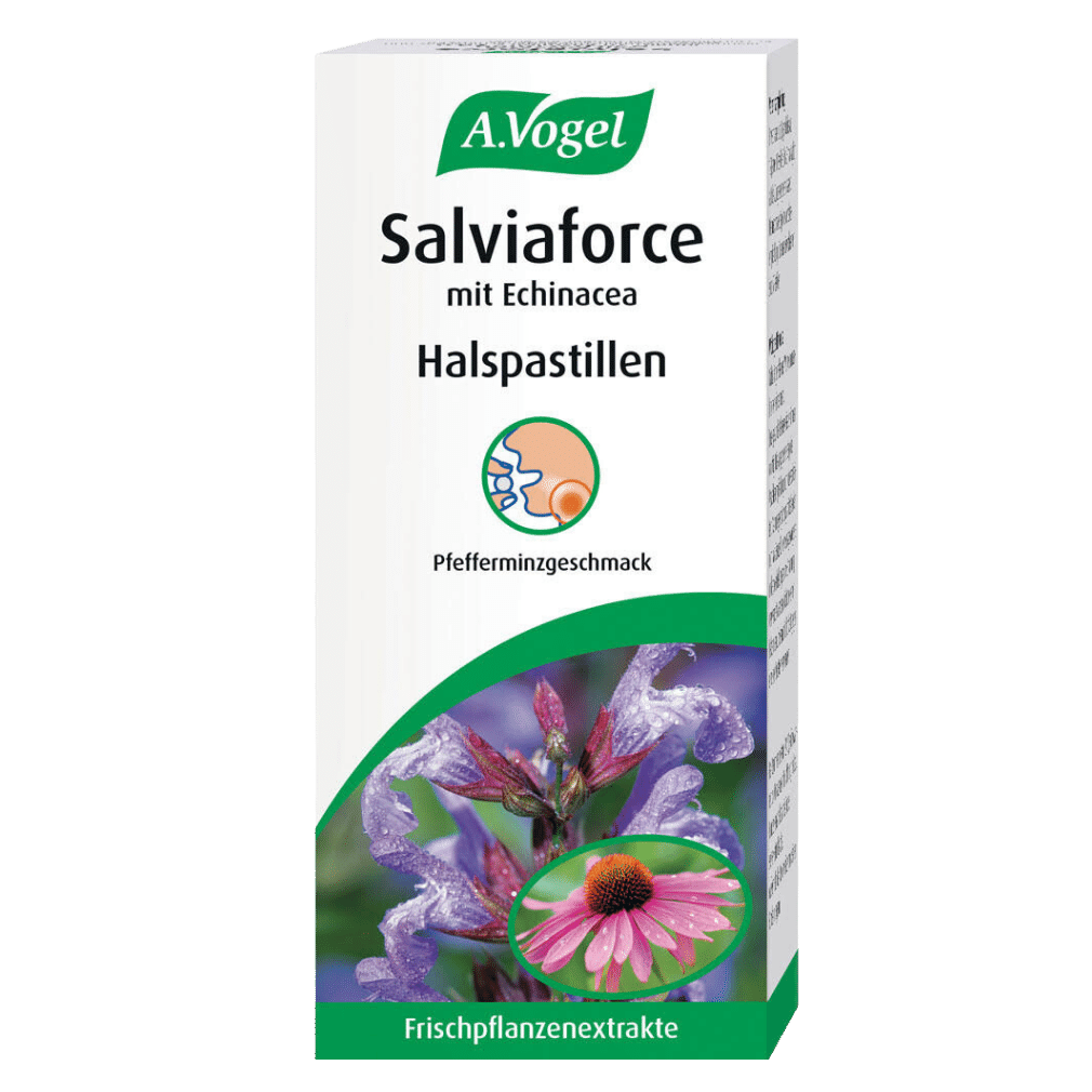 Halspastillen Salviaforce mit Echinacea Halspastillen Salviaforce mit Echinacea von A. Vogel