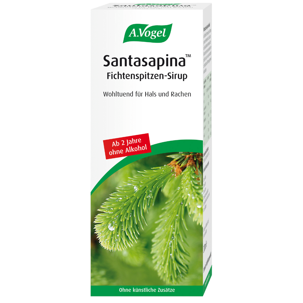 Santasapina Fichtenspitzen-Sirup ohne Alkohol Santasapina Fichtenspitzen-Sirup ohne Alkohol von A. Vogel