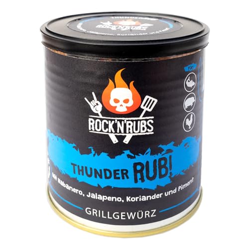 ROCK'N'RUBS Grillgewürz Thunder Rub Gewürzmischung - BBQ Rub von ROCK`N RUBS