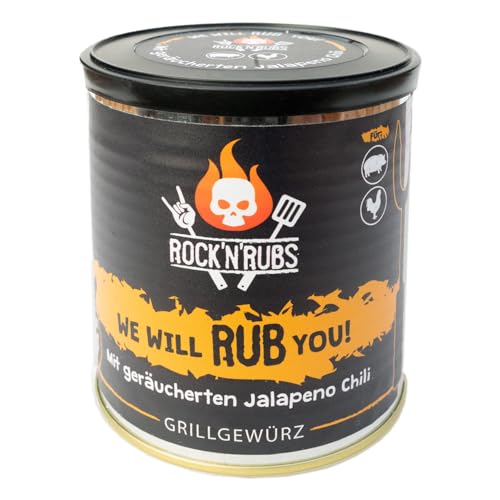 ROCK'N'RUBS Grillgewürz We Will Rub You - BBQ Rub zum Grillen von ROCK`N RUBS