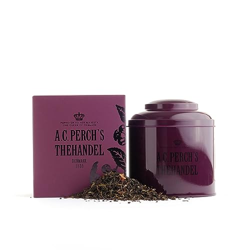 A.C. Perchs Loser Tee | Nachmittagsteemischung | Aromatischer Schwarzer Yunnan & Weißem Tee mit Noten von Granatapfel, Birne, Holunderblüte, Vanille | Geschenkbox 125g | Since 1835 | von A.C. PERCH'S