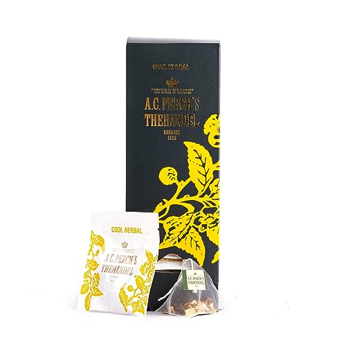 A.C. Perchs Tee | Cool Herbal | Aromatischer & Delikater Kräutertee mit Süßholz, Pfefferminze, Apfelscheiben und Zitronengras | 25 Teebeutel (1X Geschenkbox) | Royal Tea | Since 1835 von A.C. PERCH'S
