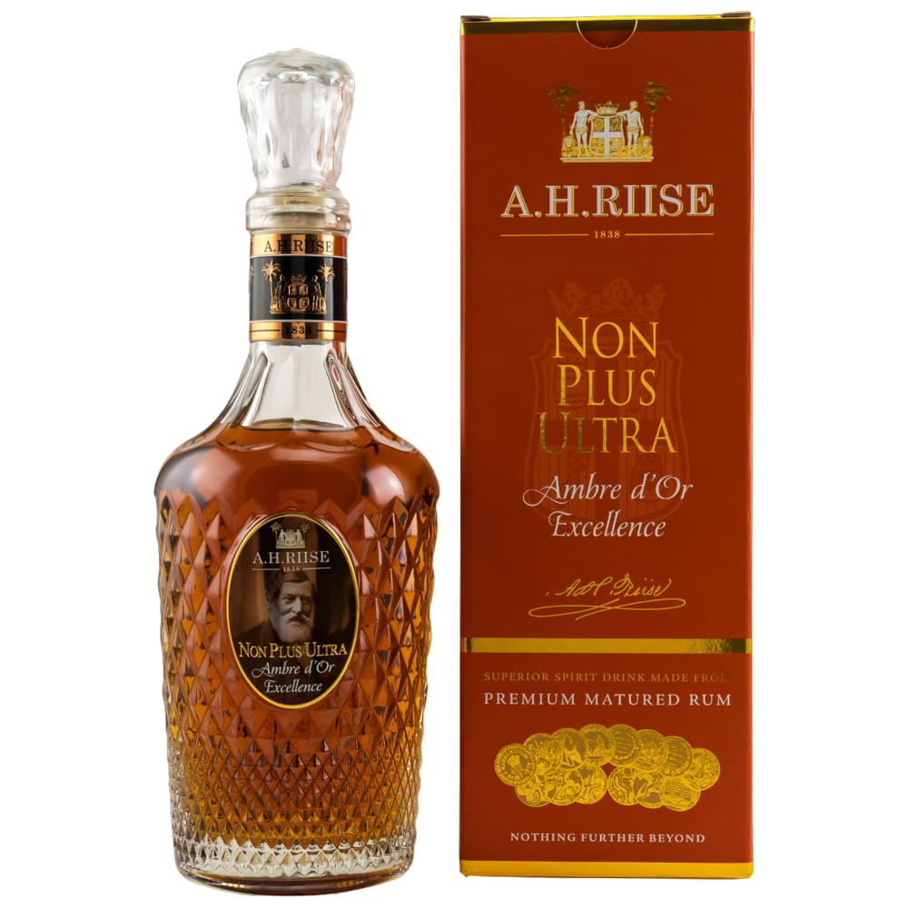 A. H. Riise Non Plus Ultra Ambre d'Or Excellence 42% vol. 0,7l A. H. Riise Non Plus Ultra Ambre d'Or Excellence 42% vol. 0,7l von A.H. Riise