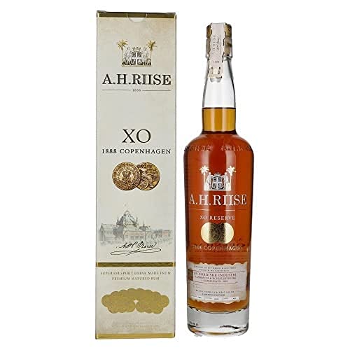 A.H. Riise 1888 COPENHAGEN GOLD MEDAL Superior Spirit Drink 40% Volume 0,7l in Geschenkbox von A.H. Riise