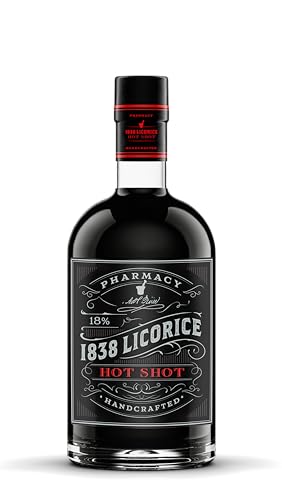 A.H. Riise Pharmacy Liquorice Hot Shot, Scharfer Lakritzlikör, 700 ml, 18% Vol. von A.H. Riise