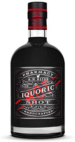 A.H. Riise Pharmacy Liquorice Hot Shot a 0,7l Premium Wodka + englisches Lakritz 18% Vol. von A.H. Riise