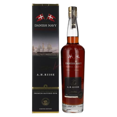 A.H. Riise Royal DANISH NAVY NAVAL CADET Superior Spirit Drink 42,00% 0,70 lt. von A.H. Riise