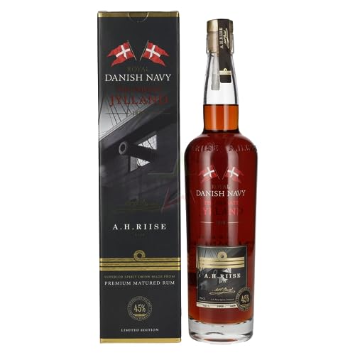 A.H. Riise Royal Danish Navy The Frigate JYLLAND Superior Spirit Drink 45,00% 0,70 lt. von A.H. Riise