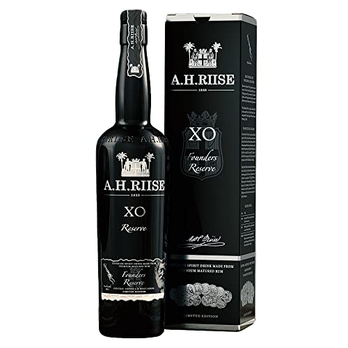 A.H. Riise X.O. Founders Reserve Black Edition Rum 44,3% Vol. 700ml von A.H. Riise
