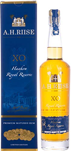 A.H. Riise X.O. HAAKON ROYAL RESERVE Superior Spirit Drink 42% Vol. 0,7l in Geschenkbox von A.H. Riise