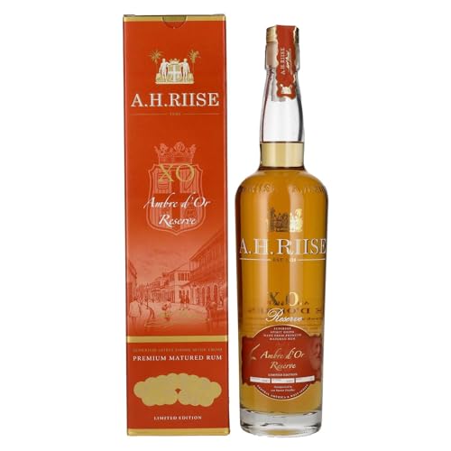 A.H. Riise XO Reserve Ambre D'Or | Premium Spirituose auf Rumbasis |Karibik| Lieblich, Fruchtig | 700 ml | 42% Vol. von A.H. Riise