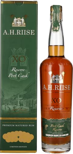 A.H. Riise X.O. Reserve Port Cask Superior Spirit Drink 45% Vol. 0,7l in Geschenkbox von A.H. Riise