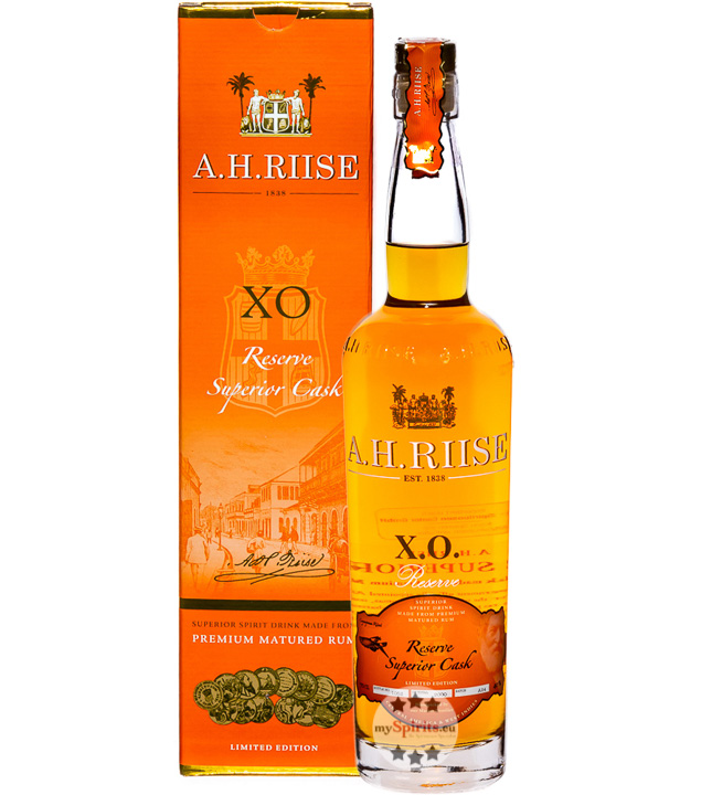 A.H. Riise XO Reserve (40 % Vol., 0,7 Liter) von A.H. Riise