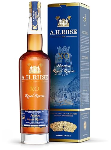 A.H. Riise XO Haakon Royal Reserve | Premium Spirituose auf Rumbasis | Lieblich | 700 ml | 42% Vol. von A.H. Riise