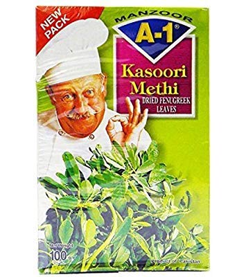 A1 - Getrocknete Bockshornkleeblätter (Kasoori Methi) - 100 g von A1