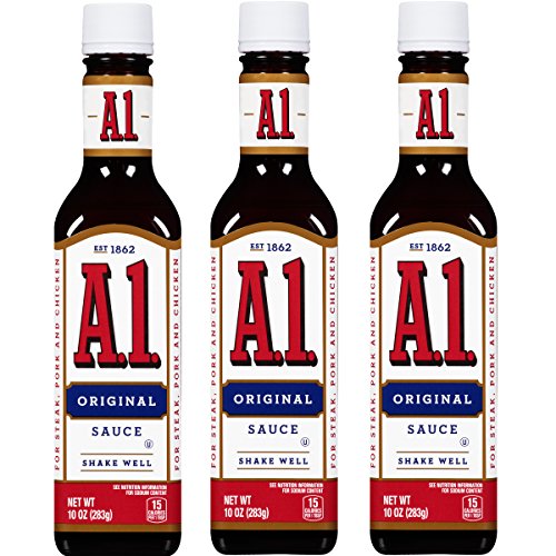 A1 Steaksauce (Originalsoße) – 283 g (3er-Pack) von A1