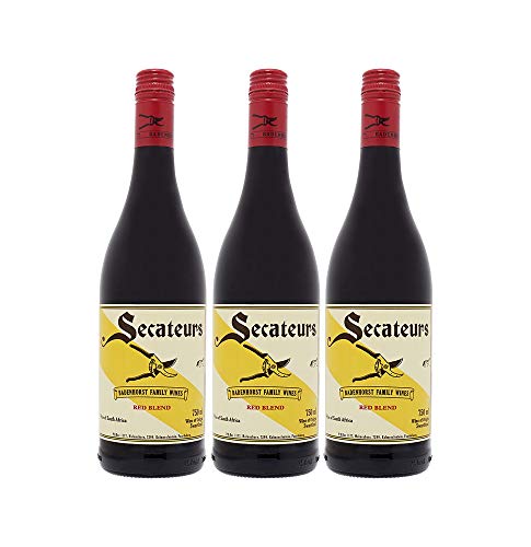 AA Badenhorst Secateurs Red Blend Swartland Rotwein veganer Wein trocken I Versanel Paket (3 Flaschen) von AA Badenhorst