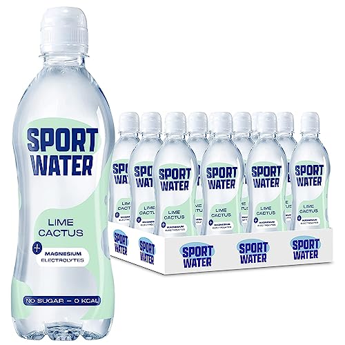 Sportwater Erfrischendes Zero Sugar Sportwasser, Lime Cactus, 12x50 ml von AA Drink