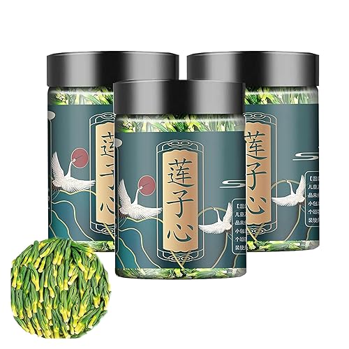 Lotuskerntee für Männer, Leber- und Nierenpflegetee, natürlicher Lotussamen-Herztee, Lian Zi Xin Tee, Men's Essentials reiner chinesischer Kräutertee (3box) von AAPIKA