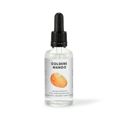 AARKE Aromatropfen Für Sprudelwasser, Goldene Mango Geschmack, 1, 50.0 Milliliter, 50.0 Milliliters von aarke
