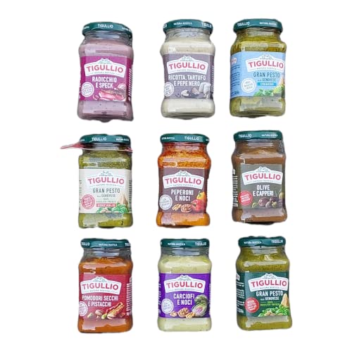 TIGULLIO PESTO ITALIA X PASTA BOX SORTIMENTE VERSCHIEDENER GESCHMACKSARTEN TIGULLIO PESTO ITALIA X PASTA BOX SORTIMENTE VERSCHIEDENER GESCHMACKSARTEN von Ewbob