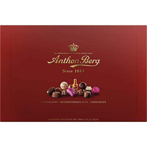 Anthon Berg Diplomat Schokoladen-Geschenkbox – Premium Edition große Kollektion 1000 g von AB